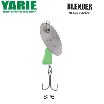 Yarie 672 Blender 4.2gr SP6 Silver Chart