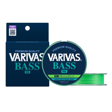 VARIVAS  Bass X4 PE #1.0 (0,165mm) 18lb 150m Flash Green