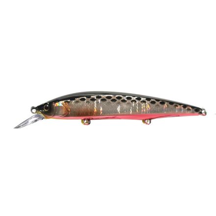 Jackall Rerange 110MR / HL Silver & Black Red Belly wobbler műcsali