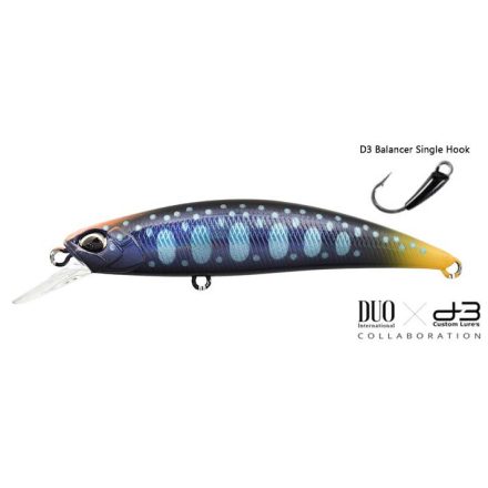 DUO Spearhead Ryuki 70S / ANAZ076 - D3 "SPC" Midnight Yamame wobbler műcsali