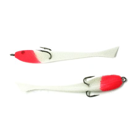 Wobblerek.com Szivacs Műcsali "Paralon" Tournament 8 cm / White Red Head