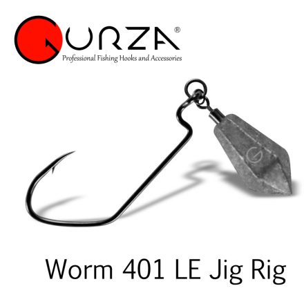 Gurza WORM 401 LE JR HOOK #1 10 g