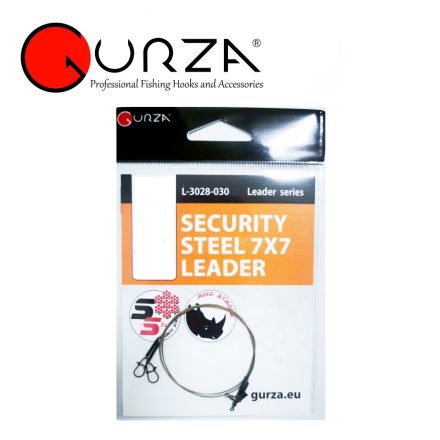 Drótelőke Gurza Security Steel 7x7 Leader / 200 mm 0,28 mm