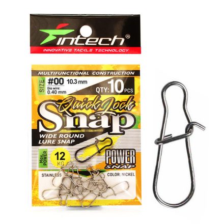 Intech Quick Lock Snap (10 pcs) #000