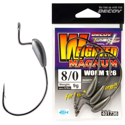 OFFSET HOROG SÚLYOZOTT DECOY WORM 126 MAGNUM #10/0 14gr