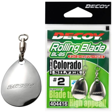 Decoy BL-8S Rolling Blade - #1 Colorado Silver - villantó penge forgókapoccsal