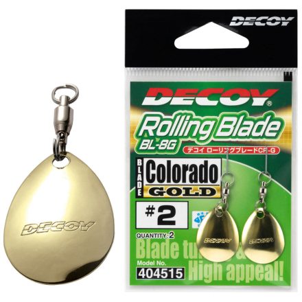 Decoy BL-8G Rolling Blade - #1 Colorado Gold - villantó penge forgókapoccsal