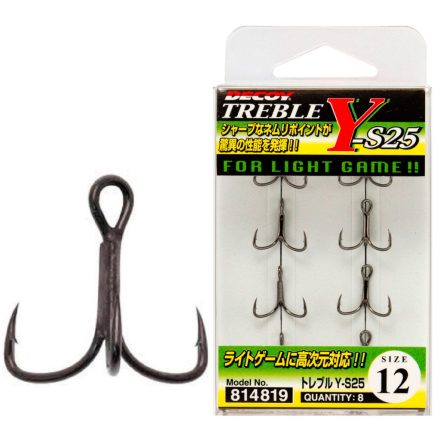 Decoy Treble Y-S025 LIGHT GAME #16 hármas horog