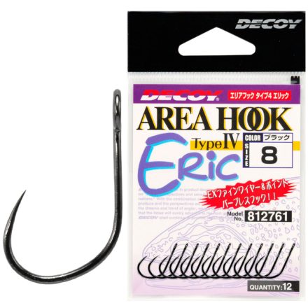 DECOY AREA HOOK TYPE-IV AH-4 ERIC #4 barbless (szakáll nélküli) horog