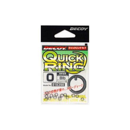 DECOY R-7 Quick Ring #00 gyors kulcskarika