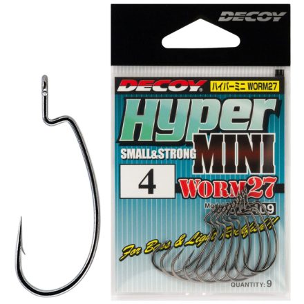 DECOY WORM 27 KG HYPER MINI #6 (Small & Strong) offset horog