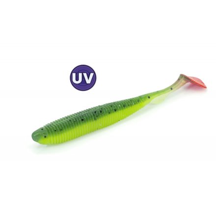 Molix RA Shad 4.5" / #472 - UV Orange Tail gumihal