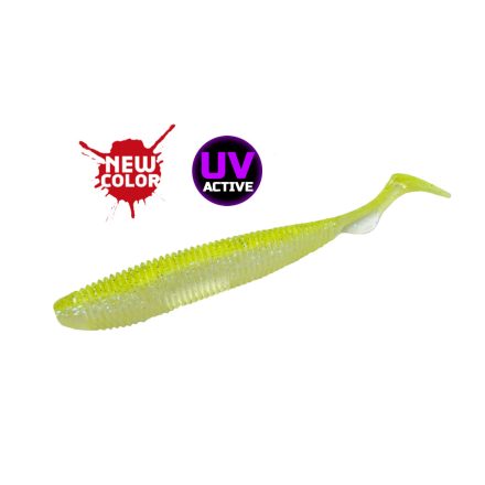 Molix RA Shad 4.5" / #610 - UV Chartreuse / Wakasagi gumihal