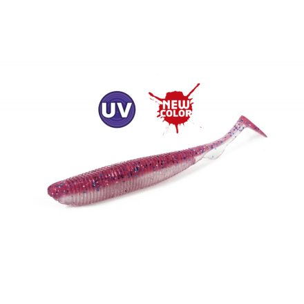 Molix RA Shad 3.8" / #146 - UV Ghost Pink gumihal