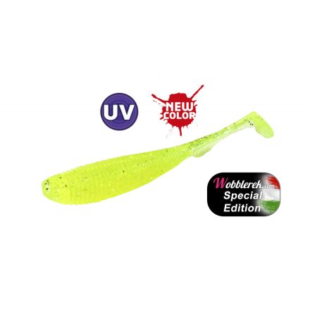 Molix RA Shad 3.8" / #488 - UV Tournament Chartreuse gumihal