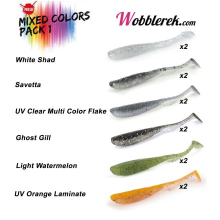 Molix RA Shad 2.0" / #MP1 - Mixed Pack gumihal