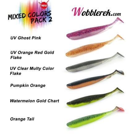 Molix RA Shad 3.8" / #MP2 - Mixed Pack gumihal