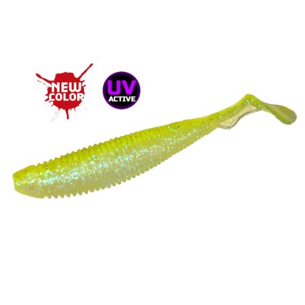 Molix RA Shad 3.0" FAT / #610 - UV Chartreuse / Wakasagi gumihal