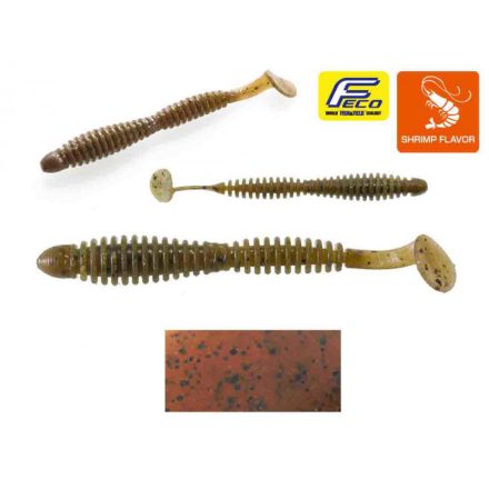 TIEMCO LOCOISM FLEXY SHAD 3.5" 8.9cm #102 GP/BKF