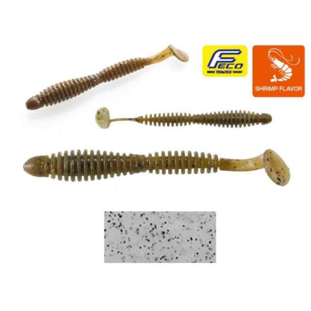 TIEMCO LOCOISM FLEXY SHAD 3.5" 8.9cm #161 Whitefish SP