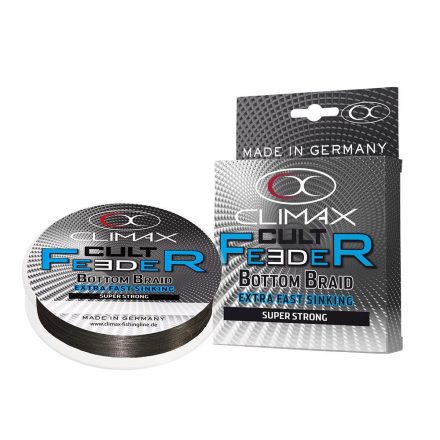 CLIMAX CULT FEEDER BOTTOM BRAID 110m 0.06mm 3.2kg Dark Grey