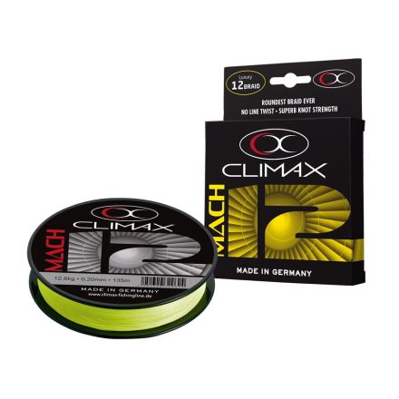 CLIMAX MACH X12 FLUO YELLOW 135m 0.17mm 9.6kg