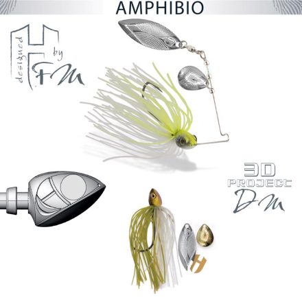 SPINNERBAIT AMPHIBIO TANDEM 3/8oz 10.5gr Ayu