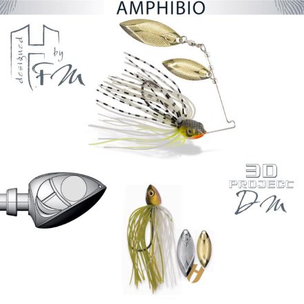 SPINNERBAIT AMPHIBIO WILLOW 3/8oz 10.5gr Ayu