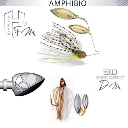 SPINNERBAIT AMPHIBIO WILLOW 3/8oz 10.5gr Wakasagi