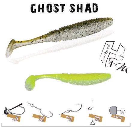 GHOST SHAD 10cm CHARTREUSE IMPACT