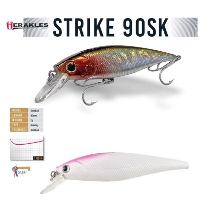 STRIKE 90SK 9cm 11gr Pink Head