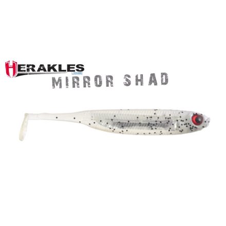 MIRROR SHAD 3.8" 10cm GHOST