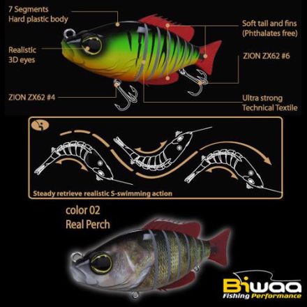 BIWAA SEVEN S4" 10cm 17gr 02 Real Perch