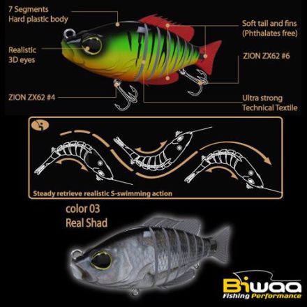 BIWAA SEVEN S5" 13cm 34gr 03 Real Shad