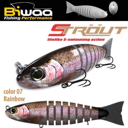 BIWAA STROUT 5.5" 14cm 29gr 07 Rainbow