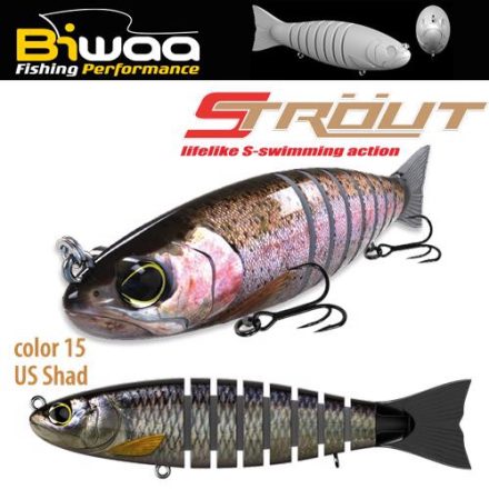 BIWAA STROUT 5.5" 14cm 29gr 15 US Shad