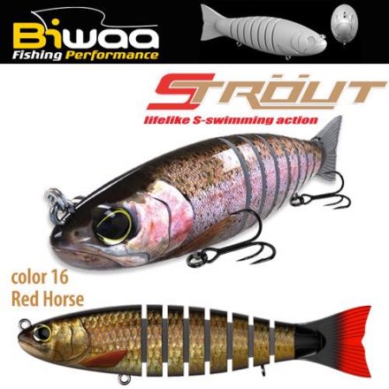 BIWAA STROUT 5.5" 14cm 29gr 16 Redhorse