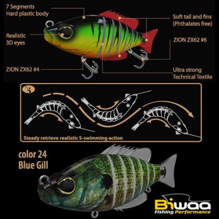 BIWAA SEVEN S4" 10cm 17gr 24 Blue Gill