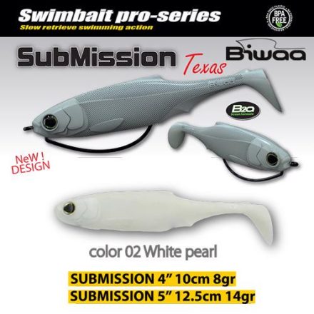 BIWAA SUBMISSION 4" 10cm 02 Pearl White