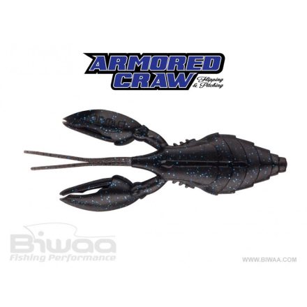 BIWAA ARMORED CRAW 4" 10cm 10 Black & Blue