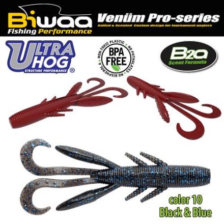 BIWAA ULTRA HOG 4" 10cm 10 Black & Blue