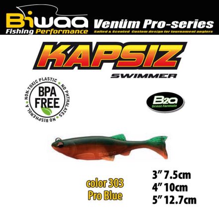 BIWAA KAPSIZ 3" 7.5cm 201 Fire Tiger