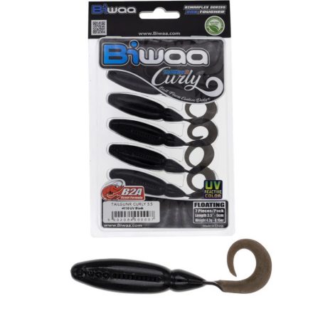 BIWAA TAILGUNR CURLY 2.5" 6.3cm 110 UV Black