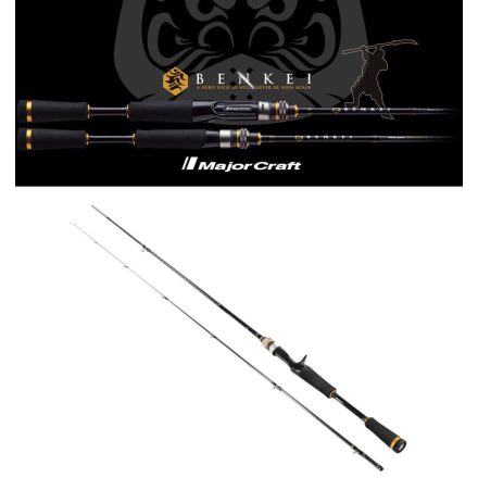 MAJOR CRAFT BENKEI BIC-702H BAITCAST R.FAST 2.13m 3/8-1.1/2oz 10.5-42gr