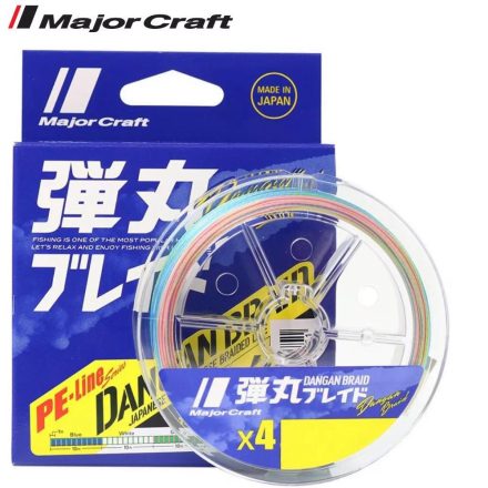 MAJOR CRAFT DANGAN BRAID X4 150m #0.6 12lb Multicolor