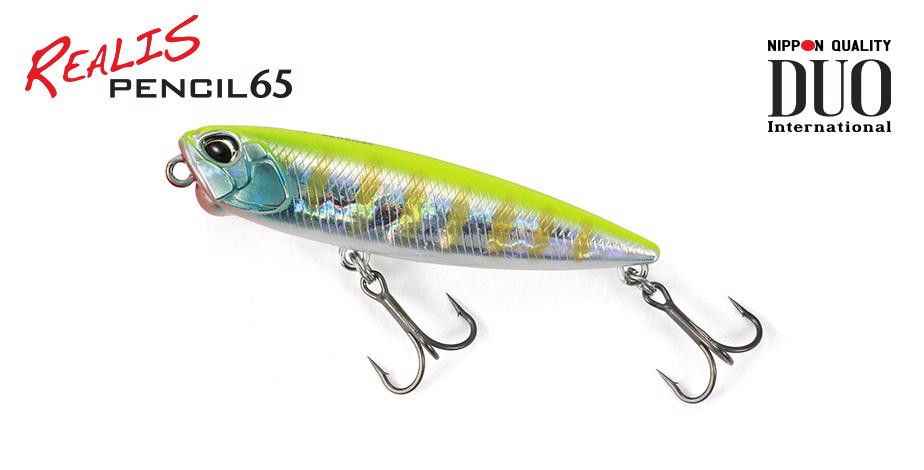 DUO REALIS PENCIL 65 SW WTD FISHING LURES 65mm 5.5gr