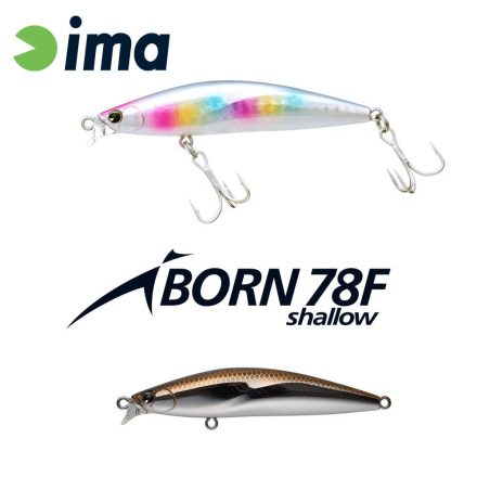 IMA IBORN 78F SHALLOW 78mm 8.5gr 008 Haku