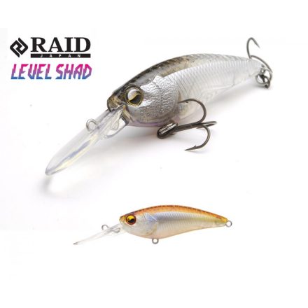 RAID LEVEL SHAD 50.3mm 4.3gr Su 010 Jewel Wakasagi