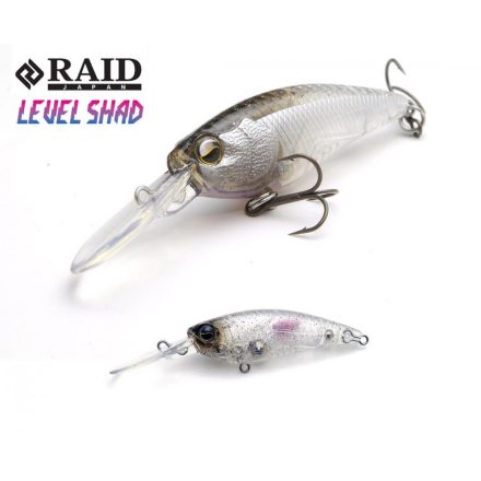 RAID LEVEL SHAD 50.3mm 4.3gr Su 026 Salt & Pepper