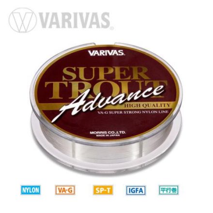 VARIVAS SUPER TROUT ADVANCE NYLON 100m 0.104mm 2lb